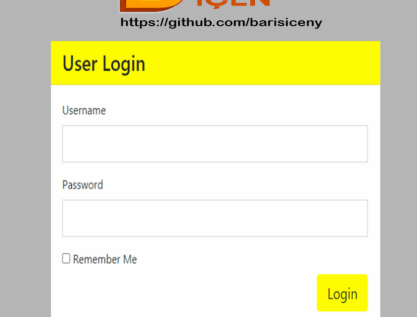 php-pdo-login-sayfası
