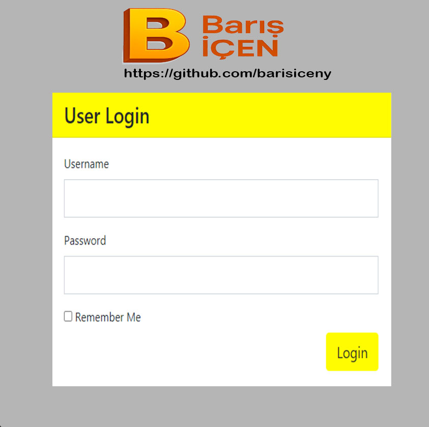 php-pdo-login-sayfası